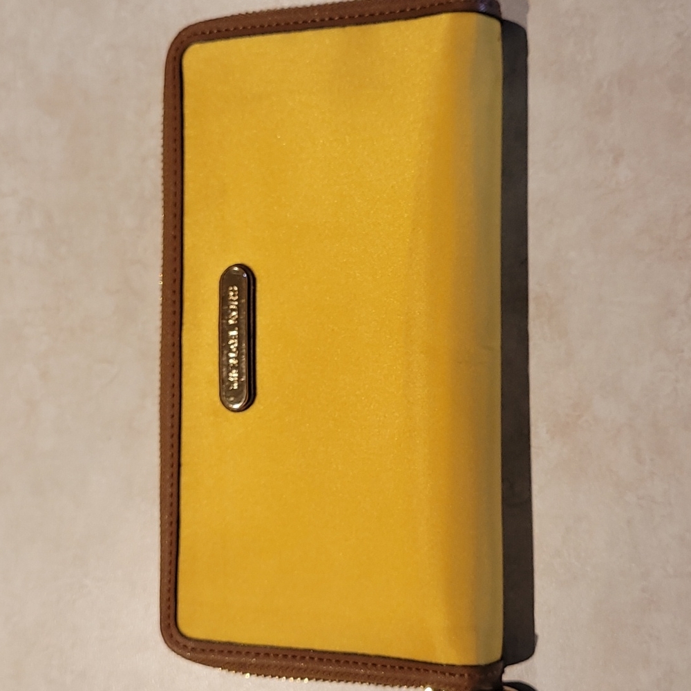 Yellow Kempton nylon tote & wallet